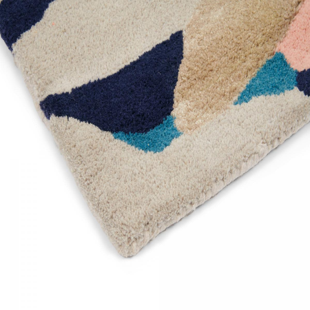 Tapis salon SUBMARINE tissé en laine