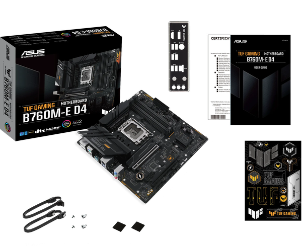 Carte Mère Asus Tuf Gaming B760M-E Gaming DDR4 (Intel LGA 1700) Micro ATX