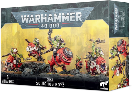 Warhammer 40k - Orks Boyz sur Squigliers