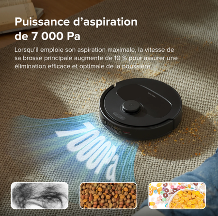 Roborock Qrevo S aspirateur robot laveur Set avec station multifonction