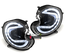PHARES AVANTS NOIRS FEUX LED BMW MINI COOPER R55-R56-R57 2006-2014 AU XENON (05609)