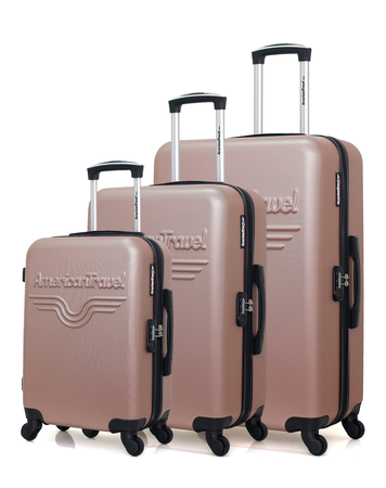 AMERICAN TRAVEL - Set de 3 Valises CHELSEA 75 cm 4 Roues