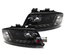 PHARES FEUX AVANTS NOIRS DEVIL EYES LED AUDI A6 C5 / 4B de 1997 à 2001 (13225)