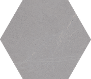SEINE HEXAGONO GRIS - Carrelage hexagonal grand format aspect pierre