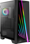 Boitier Moyen Tour E-ATX AeroCool Mirage V1 RGB avec panneau vitré (Noir)