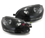 PHARES AVANTS A FONDS NOIRS VOLKSWAGEN VW GOLF 5 FEUX PACK GTI (04300)