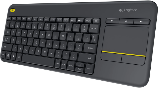 Clavier sans fil Logitech K400 Plus Wireless Touch (Noir)