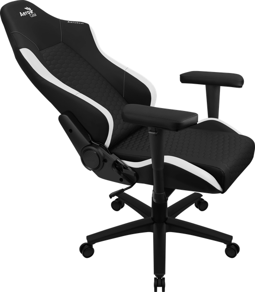 Fauteuil Gamer Aerocool Crown Leatherette (Noir/Blanc) 