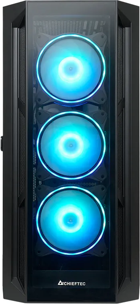 Boitier Moyen Tour E-ATX Chieftec Apex RGB avec panneaux vitrés (Noir)