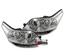 PHARES LED FEUX ANNEAUX ANGEL EYES CHROME CITROEN C4 I 2004-2010 (05572)