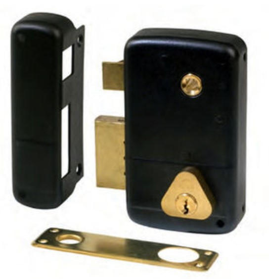 Serrure monopoint en applique vertical fouillot gauche cylindre de 50mm sur numéro BC1534 - CISA - 3005046000BC1534