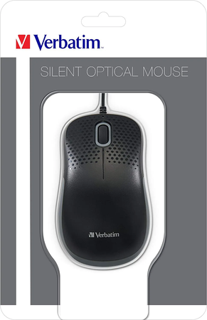 Souris filaire Verbatim Silent (Noir)
