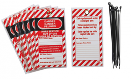 Lot de 10 étiquettes de consignation 'Défense d'enclencher' - FTH THIRARD - 091134