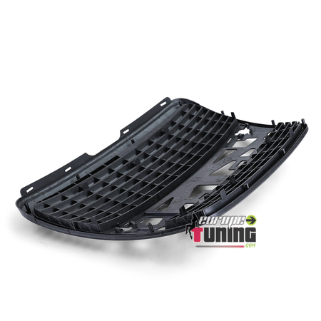 GRILLE CALANDRE SPORT NOIR BRILLANT LOOK S-LIGNE AUDI A6 C6 2004-2008 (05327)