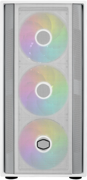 Boitier Moyen Tour ATX Cooler Master MasterBox 600 RGB avec panneau vitré (Blanc)