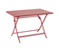 Table de jardin rectangle Greensboro 110 x 70 cm Groseille - Hespéride