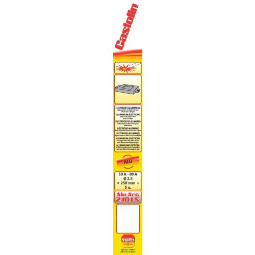 Etui de 5 baguettes alliage d'aluminium 2101 S diamètre 2,5mm - CASTOLIN - 2101 S 2505