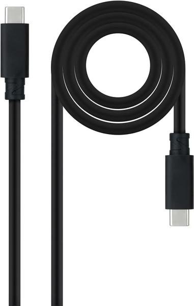 Câble Nanocable USB-C 3.2 M/M 3m 100W (Noir)