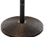 Pied de parasol rond poids net 25 Kg noir bronze
