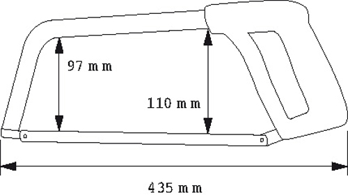 Scie à métaux à tension par levier SAMSOCUT® - SAM OUTILLAGE - 791
