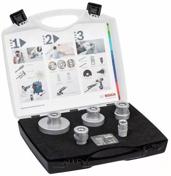 Coffret de lames de scies trépans diamantées à sec Dry Speed 20 à 68mm - BOSCH - 2608576669