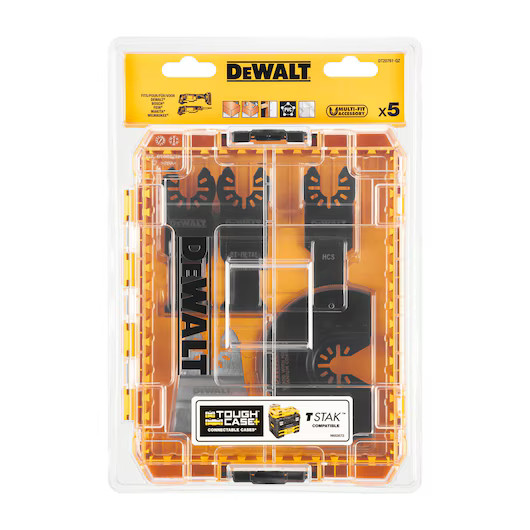Coffret Toughcase 5 pièces (2 x DT20701 + DT20704 + DT20711 + DT20714) - DEWALT - DT20761-QZ