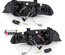 PHARES FEUX NOIRS ANGEL EYES ANNEAUX LED CCFL BMW SERIE 5 E39 PHASE 1 (00504)