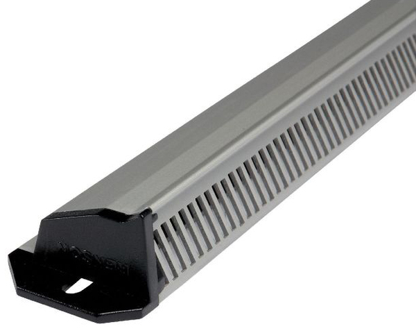 Grille extérieure auto-réglable hauteur 35mm longueur 275mm aluminium - RENSON - 11934