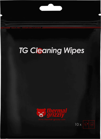 Lot de 10 lingettes nettoyantes Thermal Grizzly
