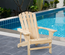 Fauteuil de jardin Adirondack bois massif sapin