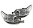 PHARES LED FEUX ANNEAUX ANGEL EYES CHROME CITROEN C4 I 2004-2010 (05572)