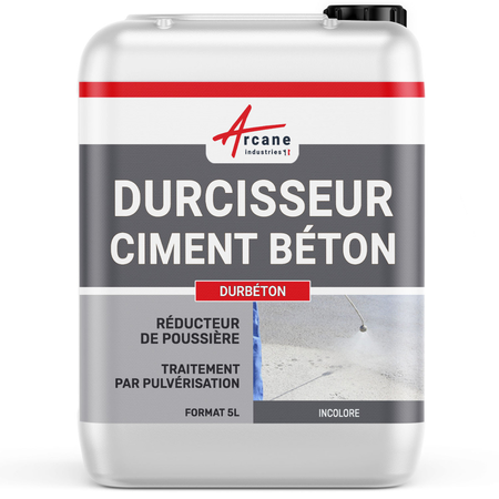 Durcisseur béton et ciment de surface réducteur de poussières | Maison Etanche