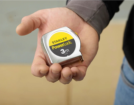 Mètre ruban 3mx12,7mm Powerlock Classic Métal - STANLEY - 1-33-218