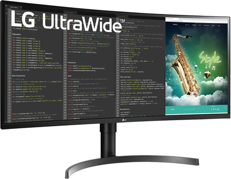 Ecran incurvé 35" LG UltraWide 35WN75CP-W UWQHD 100Hz (Noir)