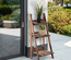 Etagère échelle à fleurs 3 niveaux pliable bois de sapin 40 x 37 x 93 cm charge max. 40 Kg - OUTSUNNY
