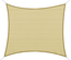 Voile d'ombrage carré sable