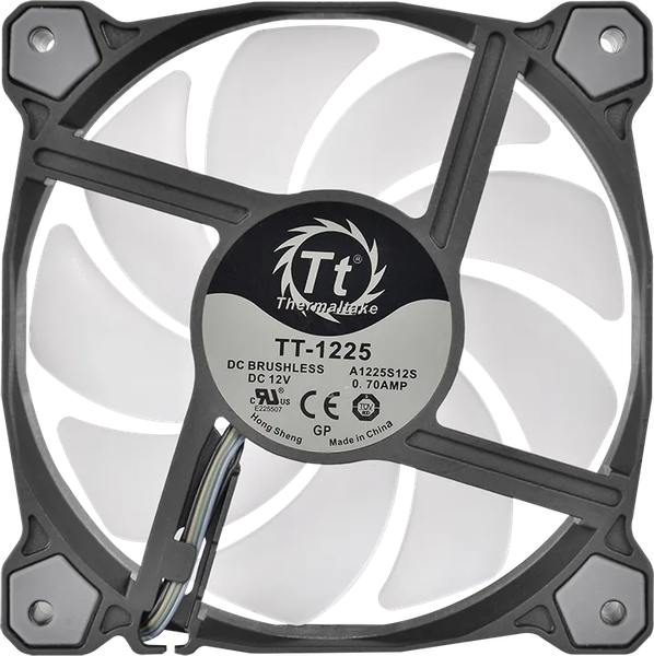 Lot de 3 Ventilateurs de boitier Thermaltake Pure - 12cm (Noir)