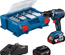 Perceuse visseuse 18V GSR 18V-55 + 2 batteries 4Ah + chargeur + coffret L-CASE Pick & Click - BOSCH - 06019H5209