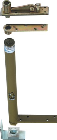 Ferme-portillon invisible simple action tube 50 200kg gauche - MANTION - 25322GT