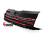 GRILLE DE CALANDRE SPORT NOIRE ET ROUGE VW VOLKSWAGEN T6 BUS TRANSPORTEUR (05154)