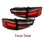 FEUX ROUGES A LED SEQUENTIELS DYNAMIQUES AUDI A4 B8 BERLINE PH2 A LED DE SERIE (05470)