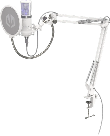 Microphone Endorfy Solum Streaming Onyx avec bras de montage (Blanc)