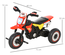 Tricycle enfants moto cross effets musicaux et lumineux coffre rangement
