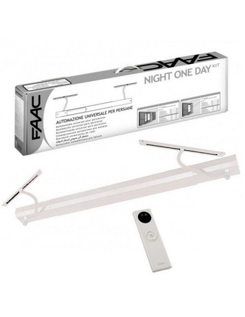 Kit automatisme volets battants radio nNght One Day2 blanc - FAAC - 105760