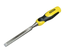 Ciseau à bois manche bi-matière 12 x 125mm longueur totale 310mm - STANLEY - 0-16-873