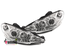 PHARES FEUX AVANTS ANNEAUX LED ANGEL EYES PEUGEOT 206 2002-2009 en H7/H7 (12325)