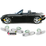 4 REFLECTEURS A AMPOULES BLANCS POUR MAZDA MX5 (04461)