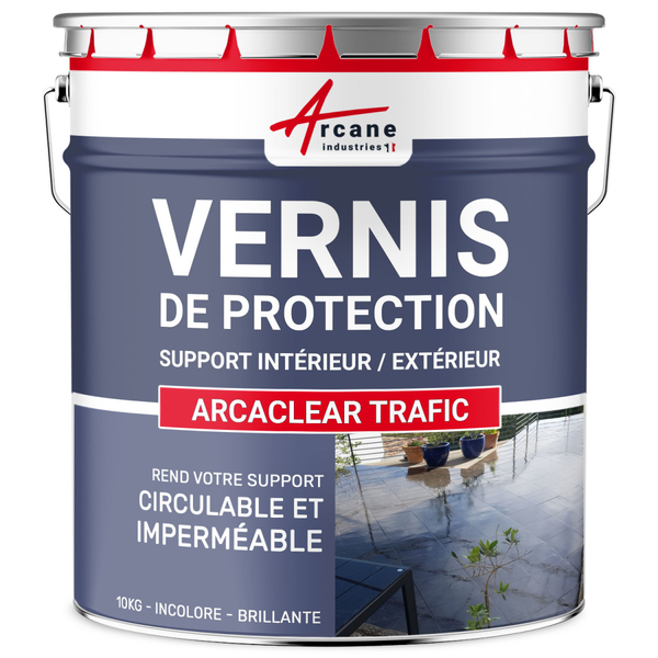 Vernis de protection pour carrelage | ARCACLEAR Trafic | Maison Etanche