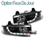 PHARES FEUX AVANTS NOIRS DE JOUR DIURNES DRL BMW SERIE 3 E36 BERLINE TOURING (03324)