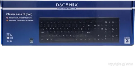 Clavier sans fil Dacomex K250W (Noir)